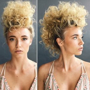 Einfache Updos für lange Haare 2016