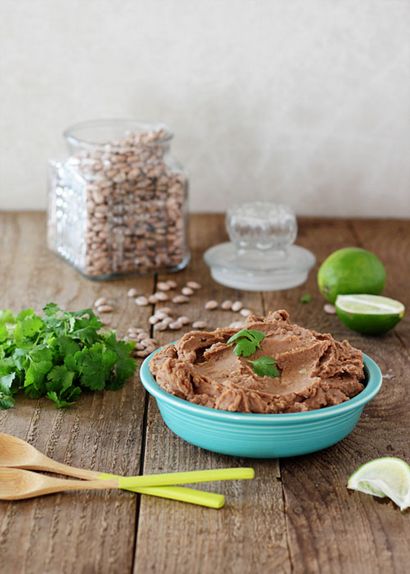 Végétarien facile Crock haricots Pot Refried (sans Lard!) - Cuisine traité