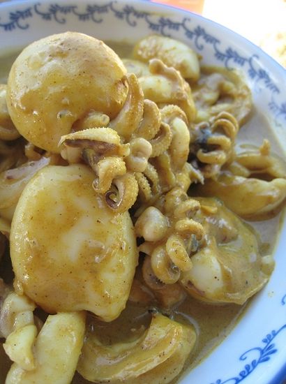 Eatingclub vancouver Hong Kong style Curry Seiche (comment faire curry seiche) Eatingclub vancouver Hong Kong style Curry Seiche