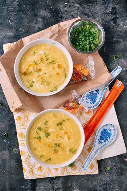 Egg Drop Soup - ein einfacher chinesischer Liebling