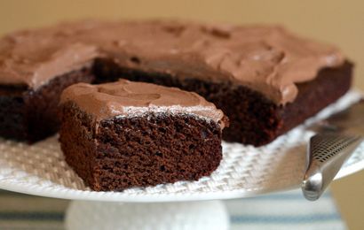 Eggless Chocolate Cake - Easy One-Bowl-Rezept