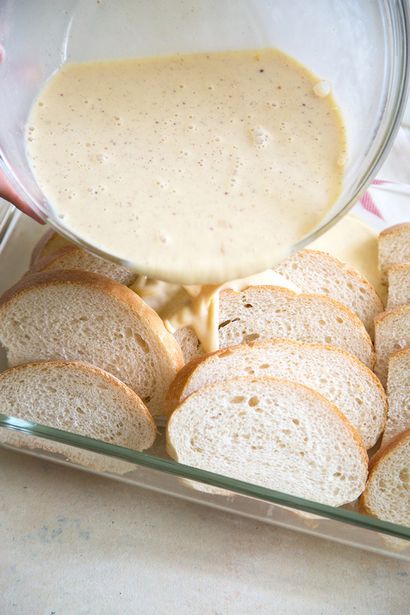 Français Toast Eggnog Casserole - Recette fille (français) Français Toast Eggnog Casserole - Recette fille