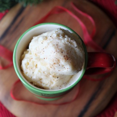 Eggnog Ice Cream, Itsy Bitsy Foodies