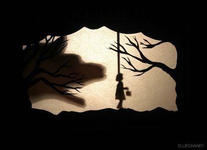 ELLIE CHANEY faire une ombre de livre de théâtre de marionnettes