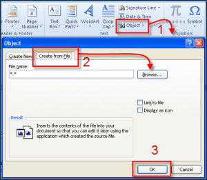 PDF Intégrer dans Word - Intégrer un document PDF dans Microsoft Word - Apprentissage en ligne PC