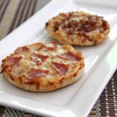 Englisch Muffin Pizzas - Gebackene von Rachel
