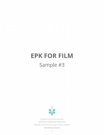 EPK, Electronic Press Kit Tutorial - Kostenlose Vorlagen für Film