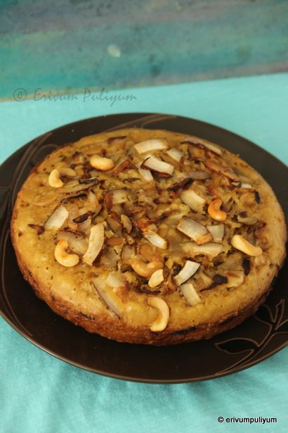 Erivum Puliyum Kalathappam, Gedämpfte süße Reiskuchen, Traditionelle Malabar Snack-Kuchen