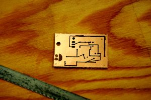 Ätzen eines Kupfer PCB