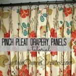 Euro Pleat draperie Panneaux - Tutoriel