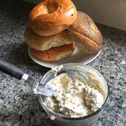 Alles Bagel Sahne Schmelzkäse