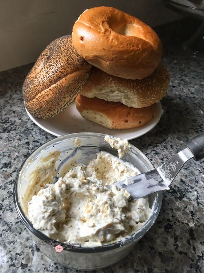 Alles Bagel Sahne Schmelzkäse