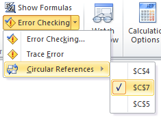 Circulaire Excel Références - Que sont-ils, comment les utiliser, par exemple - Faire face à la circulaire