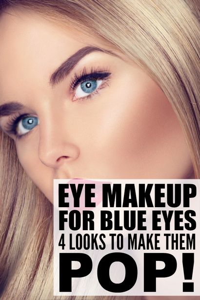 Maquillage des yeux pour les yeux bleus