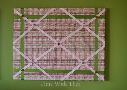 Fabric Memoboard Step-By-Step Foto Tutorial ~ Zeit mit Thea