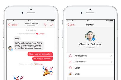 Facebook Messenger vous permet désormais de personnaliser les couleurs et emoji pour chaque chat - La Verge