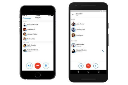 Facebook Messenger vous permet de faire maintenant des appels de groupe jusqu'à 50 personnes - The Verge