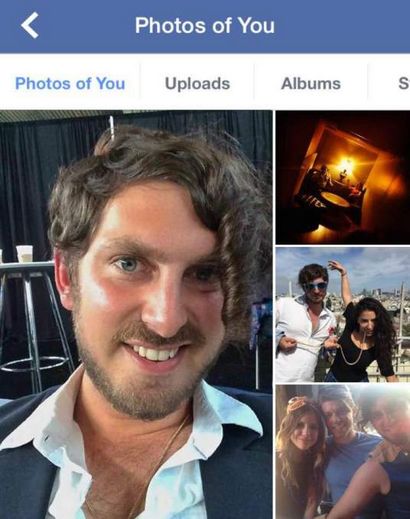 Facebook Handy - Neue Collage Design-Highlights Ihre besten Fotos, TechCrunch