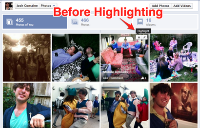 Facebook Timeline Photos Refonte Vous permet de faire exploser Favoris 4X Larger, montre Tagged Tirs d'abord,