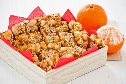 Fah Sung Thong (arachide et de sésame Brittle), Roti n Riz