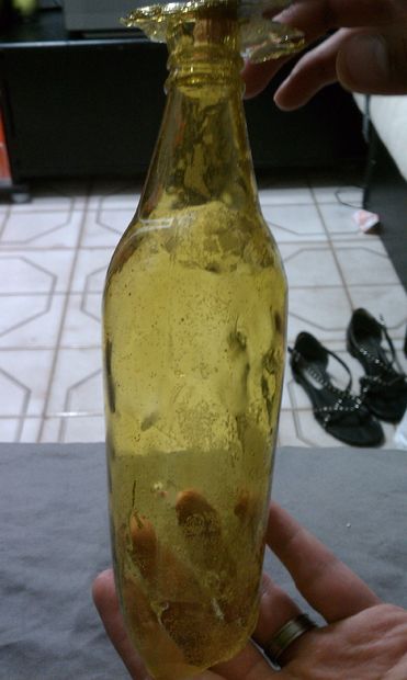 BOTTLE FAKE en verre (bouteilles) BOUTEILLE FAKE DE VERRE