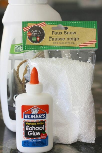 Fausse neige Slime Recette pour la science d'hiver Activités