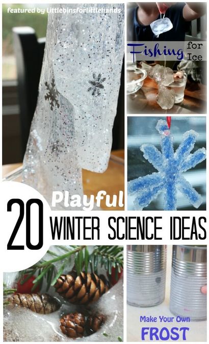 Fausse neige Slime Recette pour la science d'hiver Activités