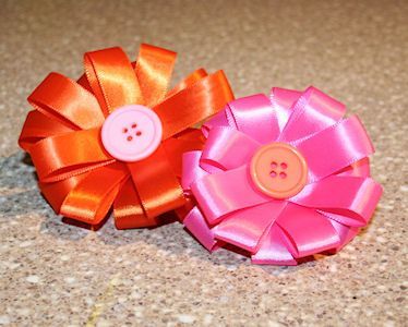 Familie Crafts - Wie man Blumen Mit Ribbon