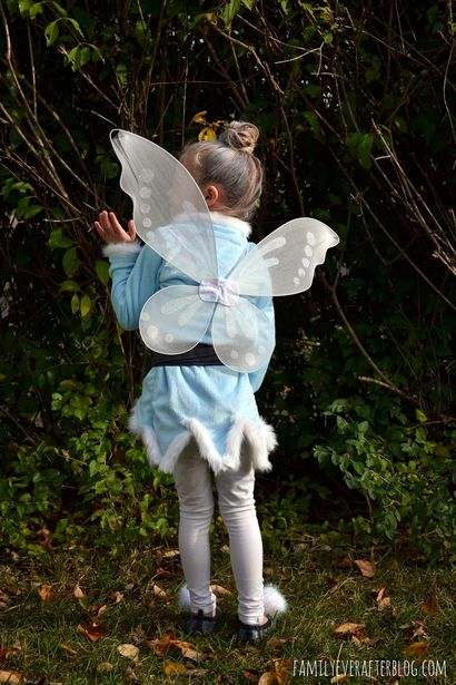 Famille Ever After costumes faits maison Tinkerbell et Pervenche