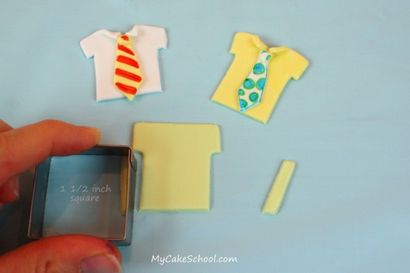 Père - Petits gâteaux de-Ties jour - Tutoriel T-gratuit, mon école Cake