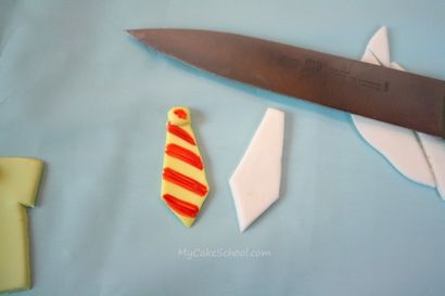 Père - Petits gâteaux de-Ties jour - Tutoriel T-gratuit, mon école Cake