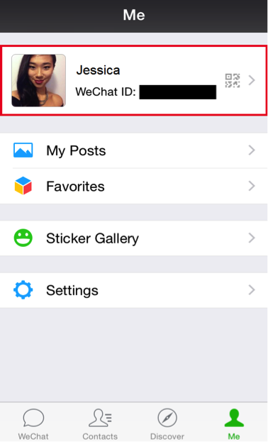 Caractéristiques, WeChat Blog Chatterbox