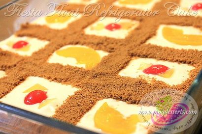 Fiesta Float Kühlschrank Kuchen-Rezept, Filipino Nachtisch-Rezepte von