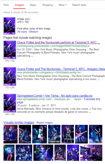 Trouvez vos images en ligne à la recherche d'image inversée sur Google - Blog PhotoShelter
