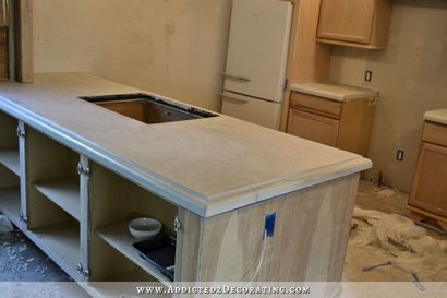 Concrete Countertops finis (étapes de finition, le coût total - Final Thoughts) (comment faire du béton comme le marbre) Concrete Countertops finis (étapes de finition, coût total - Final Thoughts)
