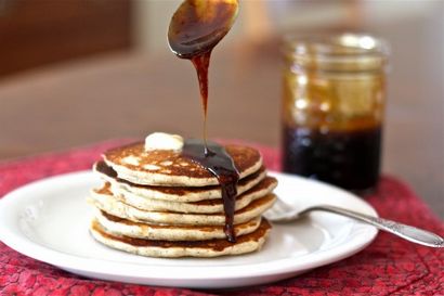 Cinq simples, Recettes naturelles pour maison Pancake sirop, Morsures simples