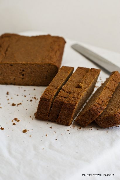 Flourless sans grain pas de recette de pain de citrouille sucre