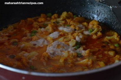 Fleur Batata Rassa bhaji, choux-fleurs Curry, Recettes Maharashtrian