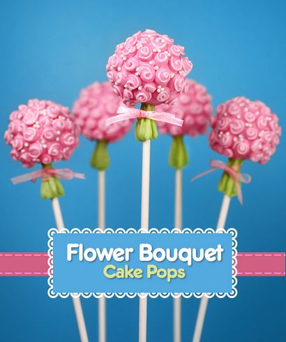 Bouquet de fleurs Pops gâteau