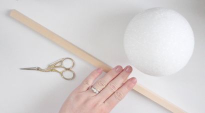 Fleur Fille Pomander Baguette de mariage bricolage, studio tricot (fille) Fleur Fille Pomander Baguette de mariage bricolage, studio tricot