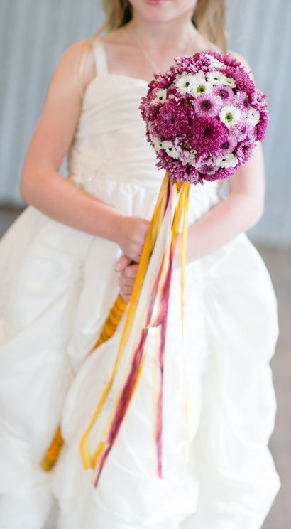 Fleur Fille Pomander Baguette de mariage bricolage, studio tricot
