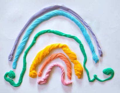 Recette Fluffy Slime - Comment faire un arc-en-Fluffy de Super Slime à la maison