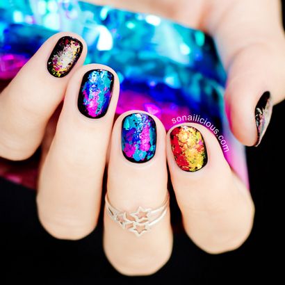 Feuille ongles Comment (clous) Comment Foil Nails