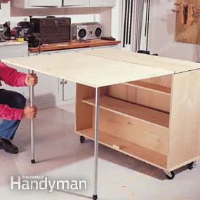 Folding Werkbank, The Family Handyman