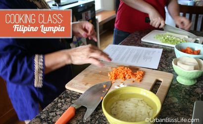 Nourriture Bliss Cours de cuisine Apprenez à faire des Philippines Lumpia - Urban Bliss vie