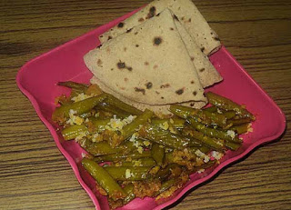 Foodblog Gavar Bhaji Recipe, Comment faire Gavar Bhaji