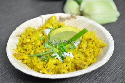 Foodelicious Street Food de Indore- Bhutte Ka Kees