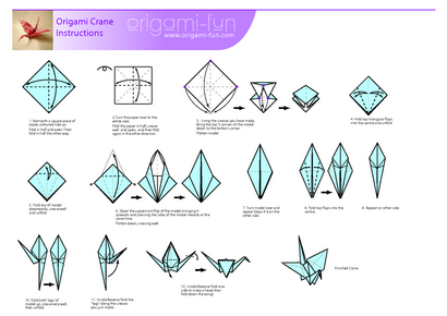 Foxy Comment puis-vous plier un Origami grue, Fun Pages Origami