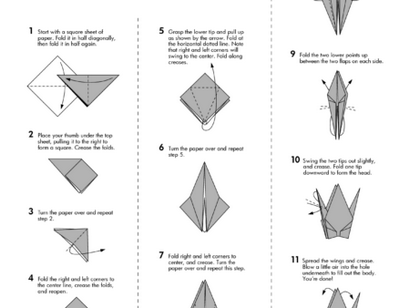 Foxy Comment puis-vous plier un Origami grue, Fun Pages Origami