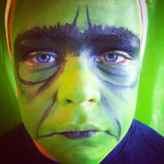 peinture Frankenstein Face, Quelque chose de saison